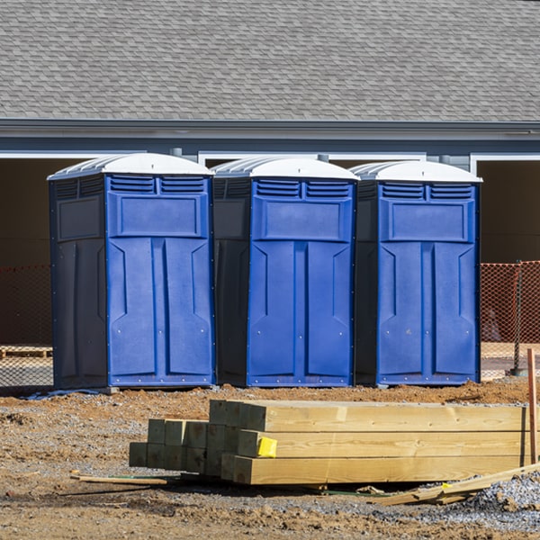 are there any restrictions on where i can place the porta potties during my rental period in Munfordville KY